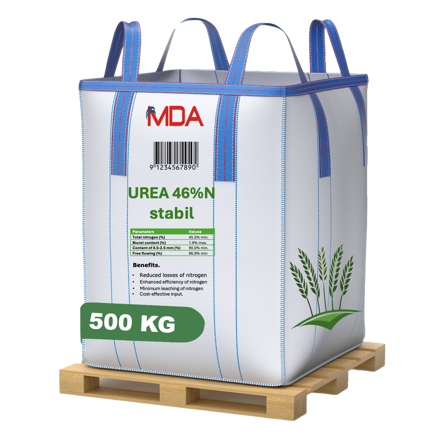 Urea 46%N Prilled (price per MT for 500kg Big-Bag Packaging)