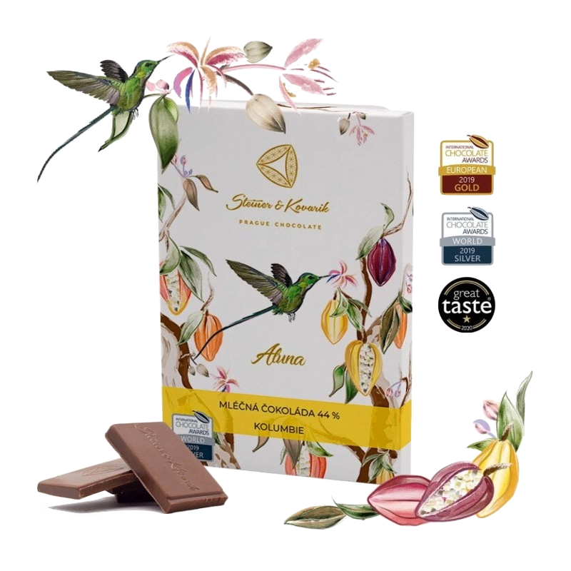 Aluna - milk chocolate 44% (70g) Aluna - milk chocolate 44% (70g)