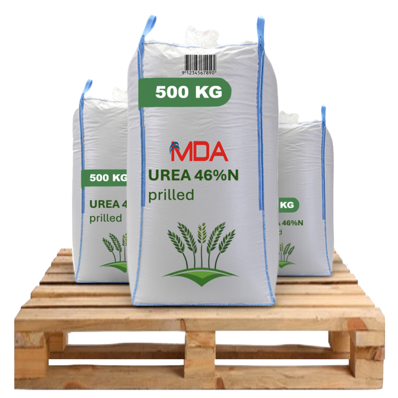 Urea 46%N Prilled (price per MT and 500kg Big-Bag Packaging)